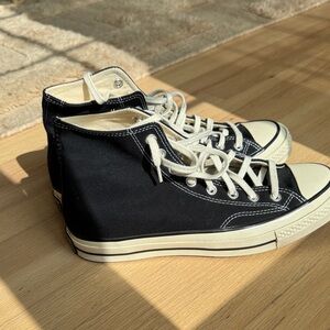 Converse Black and White High-Top Sneakers